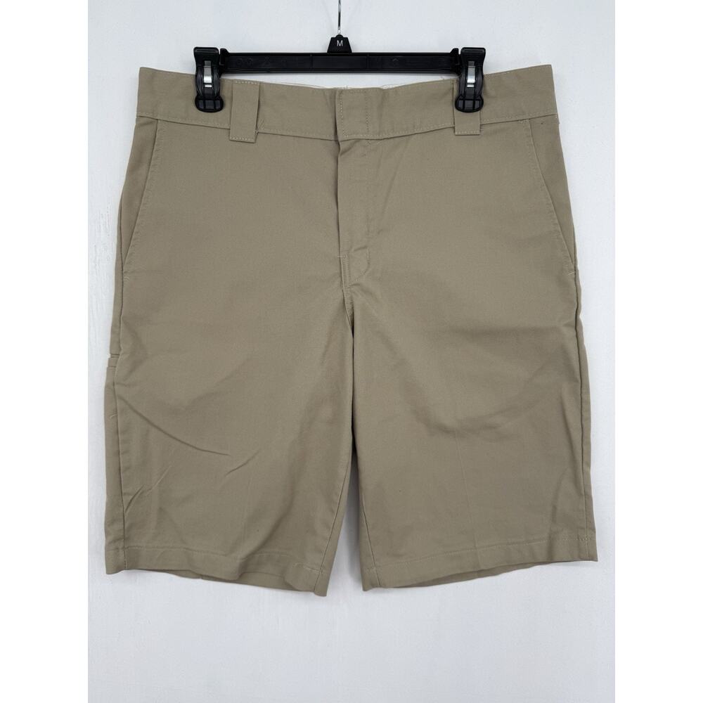 Dickies Relaxed Fit Utility Pocket Skate Work Tan Brown Khaki Shorts Mens W 34